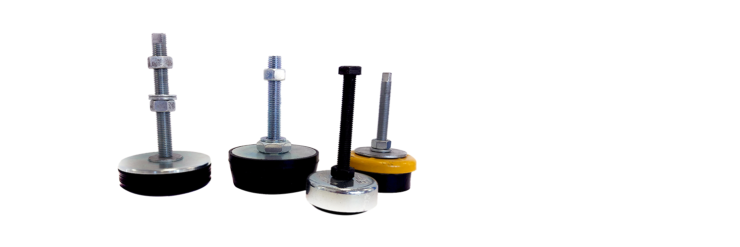 Tärinää estävä koneenjalka