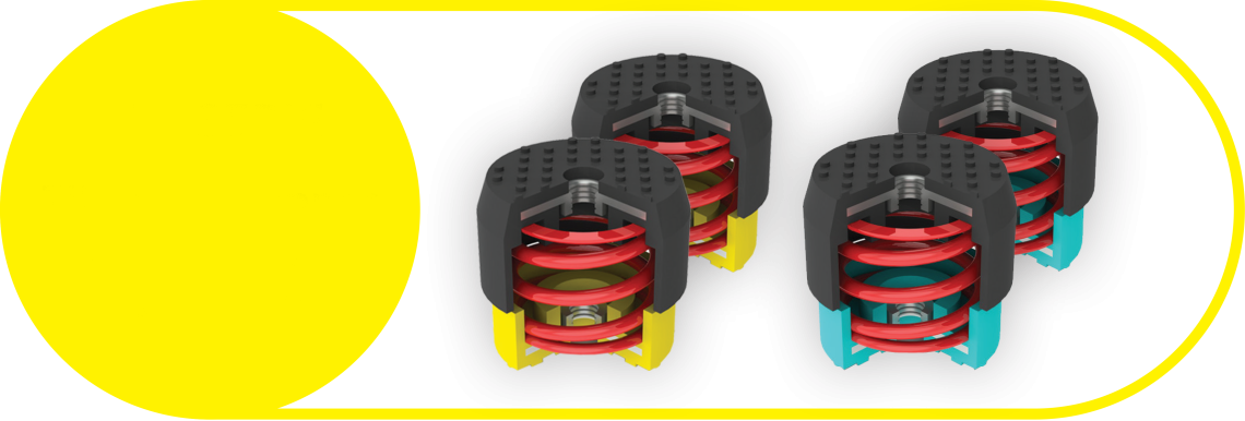 FDHL Yellow Vibration damper kit